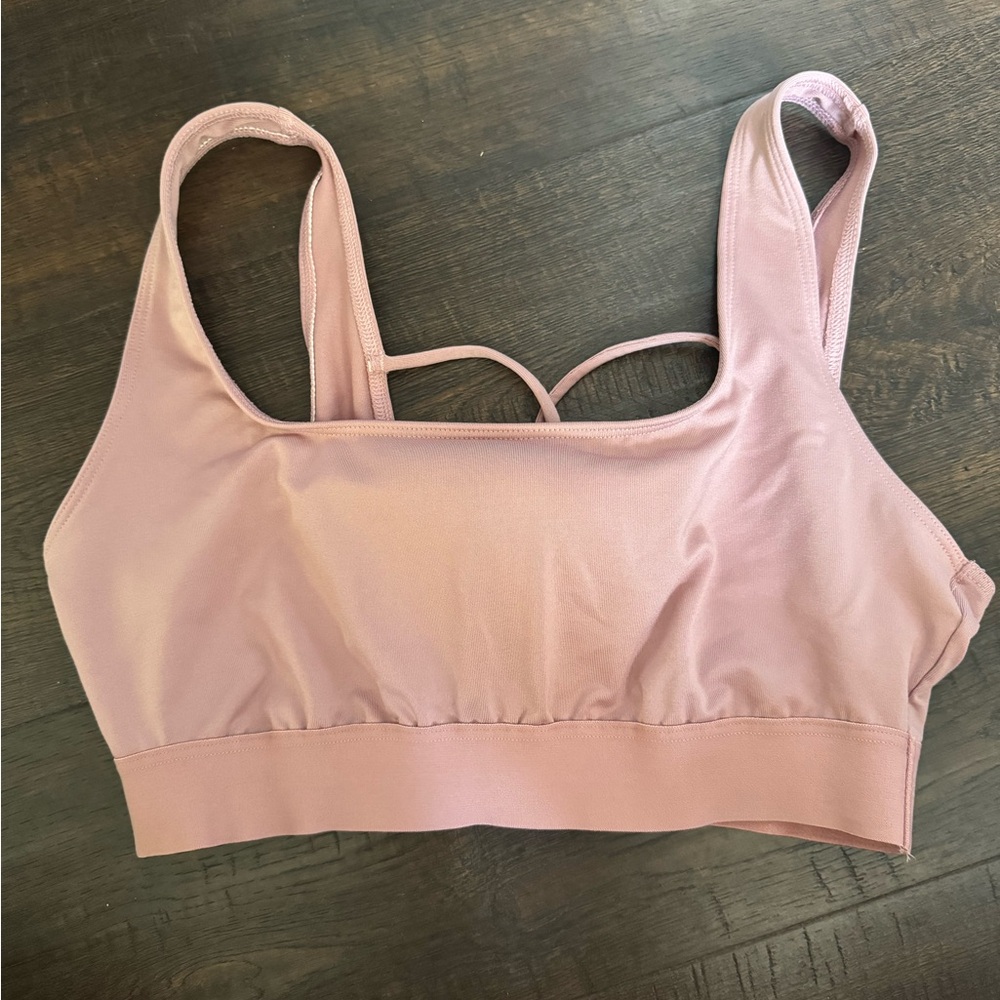 Pink Sport bathing suit top